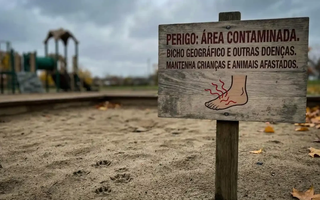 Pragas em caixa de areia de crianças: riscos e prevenção